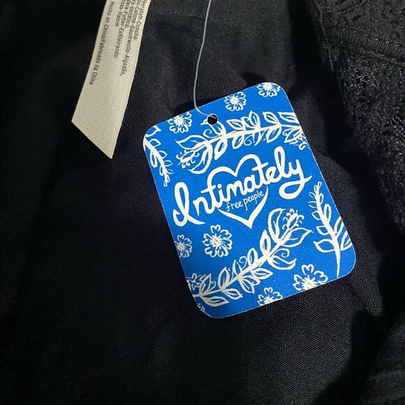 NEW Free People Daydream Black Lace Backless Mini Dress NWT Large - Picture 16 of 16